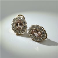 Cuneo - Corso Nizza 11 - Ohrringe Goldside Dame in Gold Morganite 2.60 Ct OR.GS019 - OR.GS019